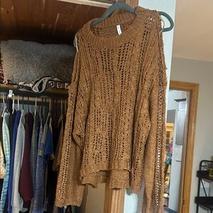 Wishlist Brown Knit Sweater